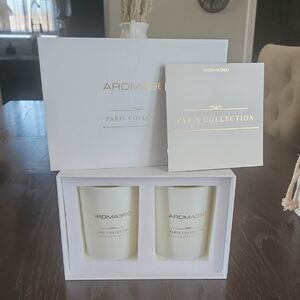NWT Paris Collection White Scented Candle Gift Set IN Chandelier Scent